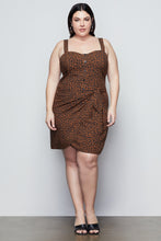 Load image into Gallery viewer, HIGH WAIST SARONG MINI | CHAI LEOPARD001