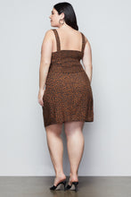 Load image into Gallery viewer, HIGH WAIST SARONG MINI | CHAI LEOPARD001