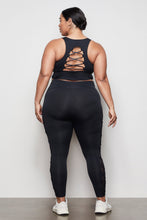 Load image into Gallery viewer, THE CRISS CROSS CROP TOP | BLACK001