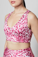 Load image into Gallery viewer, DOUBLE KNIT KEY HOLE BRA | QUARTZ LEOPARD001