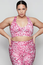 Load image into Gallery viewer, DOUBLE KNIT KEY HOLE BRA | QUARTZ LEOPARD001