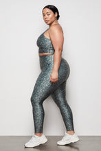 Load image into Gallery viewer, THE FEROCIOUS CRISS CROSS CROP TOP | SPRING LEOPARD001