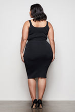 Load image into Gallery viewer, THE CONTOURED TANK TOP | BLACK001