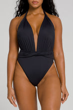 Load image into Gallery viewer, WAIST CINCHER ONE-PIECE | BLACK001