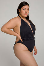 Load image into Gallery viewer, WAIST CINCHER ONE-PIECE | BLACK001