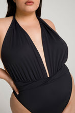 Load image into Gallery viewer, WAIST CINCHER ONE-PIECE | BLACK001