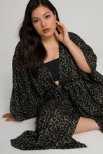 Load image into Gallery viewer, GODDESS ROBE | SAGE LEOPARD005
