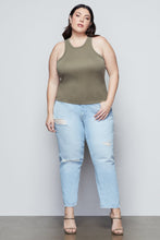 Load image into Gallery viewer, THE MICRO RIB TANK | SAGE001