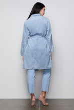 Load image into Gallery viewer, DENIM TRENCH | BLUE422