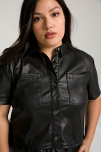 Load image into Gallery viewer, CINCHED CROP TUNIC | BLACK001