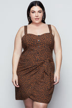 Load image into Gallery viewer, BUSTIER TOP | CHAI LEOPARD001