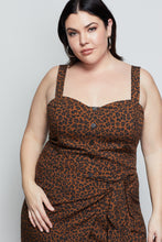 Load image into Gallery viewer, BUSTIER TOP | CHAI LEOPARD001