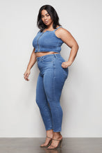 Load image into Gallery viewer, ZIP FRONT TOP | BLUE426