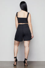 Load image into Gallery viewer, SUMMER BOSS A-LINE SHORT | BLACK001
