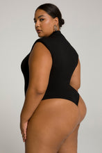 Load image into Gallery viewer, MOCK NECK POWER BODY | BLACK001
