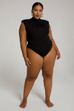 Load image into Gallery viewer, MOCK NECK POWER BODY | BLACK001
