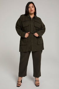 CARGO SHIRT JACKET | HUNTER001
