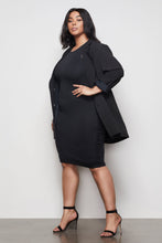 Load image into Gallery viewer, THE BODY SCULPTED MIDI DRESS | BLACK001
