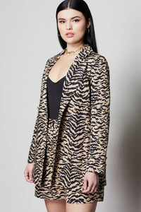 EXEC BLAZER | SAND ZEBRA001