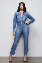 Load image into Gallery viewer, THE FIT FOR SUCCESS LONG SLEEVE JUMPSUIT | BLUE421
