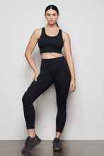 Load image into Gallery viewer, THE CRISS CROSS CROP TOP | BLACK001
