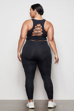 Load image into Gallery viewer, THE CRISS CROSS CROP TOP | BLACK001
