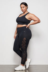 THE CRISS CROSS LEGGING | BLACK001