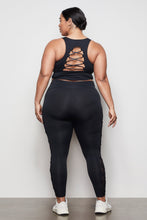 Load image into Gallery viewer, THE CRISS CROSS LEGGING | BLACK001
