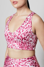 Load image into Gallery viewer, DOUBLE KNIT KEY HOLE BRA | QUARTZ LEOPARD001
