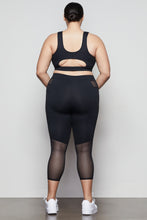 Load image into Gallery viewer, PINTUCK MESH BRA | BLACK001
