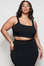 Load image into Gallery viewer, THE CONTOURED TANK TOP | BLACK001
