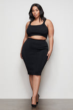 Load image into Gallery viewer, THE CONTOURED TANK TOP | BLACK001
