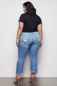 THE CROP BOY TEE | BLACK001