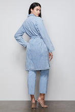 Load image into Gallery viewer, DENIM TRENCH | BLUE422
