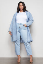 Load image into Gallery viewer, DENIM TRENCH | BLUE422
