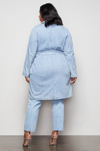 Load image into Gallery viewer, DENIM TRENCH | BLUE422
