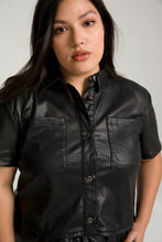 Load image into Gallery viewer, CINCHED CROP TUNIC | BLACK001
