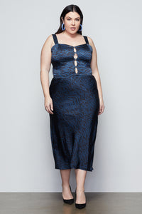 GETAWAY TOP | NAVY ZEBRA001