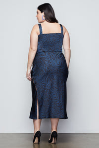 GETAWAY TOP | NAVY ZEBRA001
